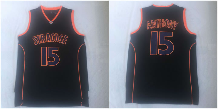 Syracuse University 15 Carmelo Anthony Black Basketball College Jersey,We sell and wholesale Syracuse University 15 Carmelo Anthony Black Basketball College Jersey on line form chian!